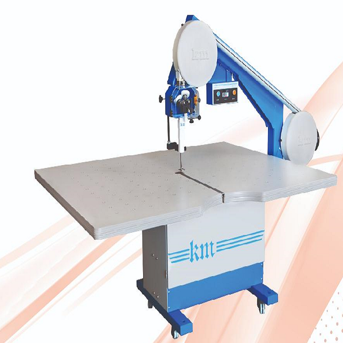 KM Band Knife Cutting Machines is suitable for Exact Cutting of small parts with Air Table.