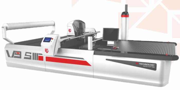 Automatic cutting bed / Garment fabric cutting machine.